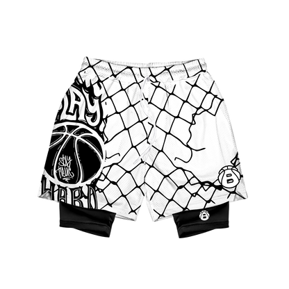 Ballers Street Net Mesh Short (With Cycling Short)