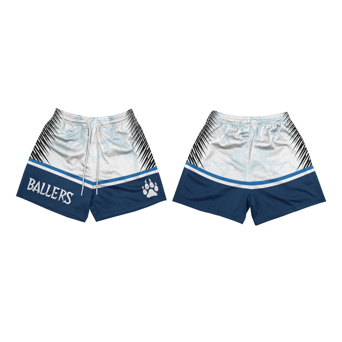NBA-INSPIRED REVERSIBLE MESH SHORTS ( Wolves )